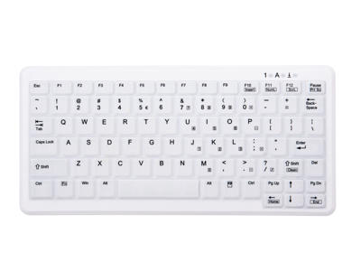 CHERRY AK-C4110 tastatur Medicinsk RF trådløst QWERTY US engelsk Hvid