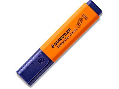 Tekstmarker, Permanent, Orange, 1 stk, Staedtler Textsurfer Classic 364