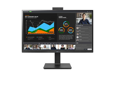 LG 27BQ75QC-B computerskærm 68,6 cm (27") 2560 x 1440 pixel Quad HD LED Sort