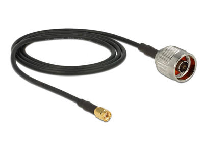 DeLOCK 88938 koaxial kabel CFD200 1 m RP-SMA