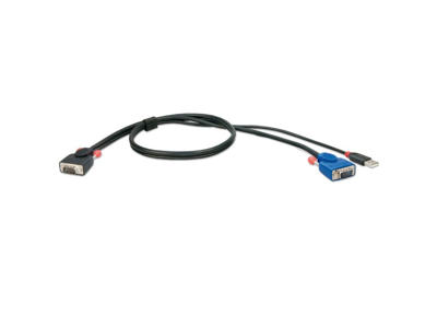 Lindy 33772 VGA kabel 3 m VGA (D-Sub) Sort