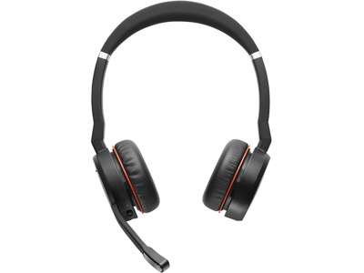 Jabra 7599-832-199 hovedtelefoner/headset Kabel & trådløs Kontor/Callcenter Micro-USB Bluetooth Sort, Rød