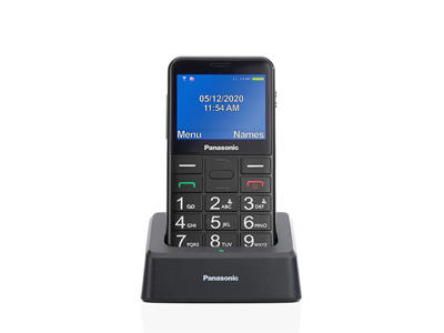 Panasonic KX-TU155 6,1 cm (2.4") 102 g Sort Begynder telefon