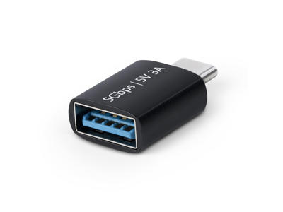 StarTech.com USB31CAADGCP kabel kønsskifter USB Type-C USB Type-A Sort