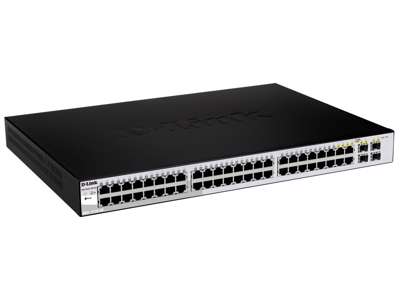 D-Link DGS-1210-48 netværksswitch Administreret L2 Sort