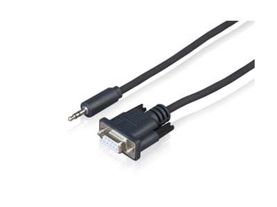 Sony CAB-RSJA1 kabel kønsskifter 3.5 mm D-Sub Sort