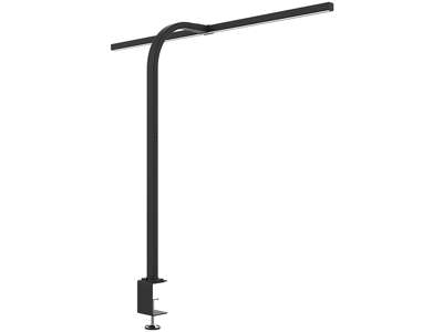 Bordlampe, Sort, Med klemme, LED, Unilux Strata 