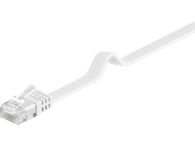 Microconnect V-UTP620W-FLAT netværkskabel Hvid 20 m Cat6 U/UTP (UTP)