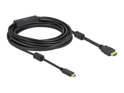 DeLOCK 85973 videokabel adapter 7 m USB Type-C HDMI Sort