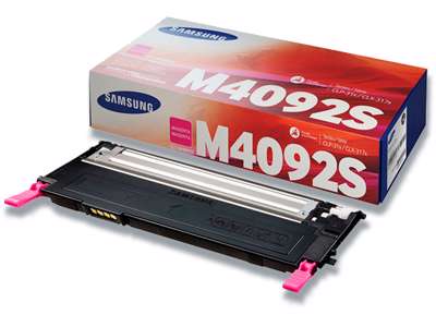 Toner, CLT-M4092S, Magenta-rød, 1.000 sider, Samsung 4092S