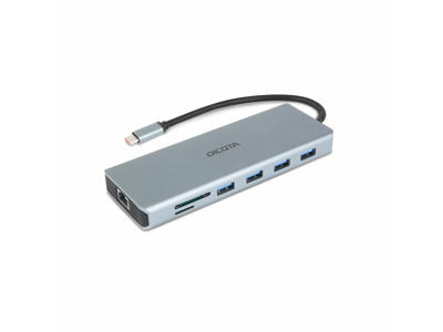 DICOTA D32065 interface hub USB 3.2 Gen 1 (3.1 Gen 1) Type-C Sølv