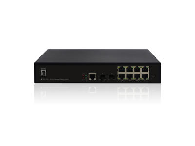 LevelOne GEL-1061 netværksswitch Administreret L2 Gigabit Ethernet (10/100/1000) Sort