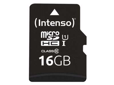 Intenso 3424470 hukommelseskort 16 GB MicroSD UHS-I Klasse 10