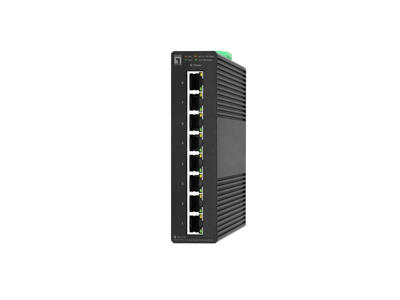 LevelOne IGS-2108 netværksswitch Administreret L2 Gigabit Ethernet (10/100/1000) Sort