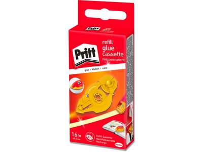 Limroller refill, Aftagelig, 16 m, 8.4 mm, Pritt Refill 