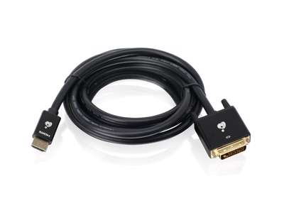 iogear GHDDVIC4K3 videokabel adapter 2 m HDMI Type A (Standard) DVI-D Sort