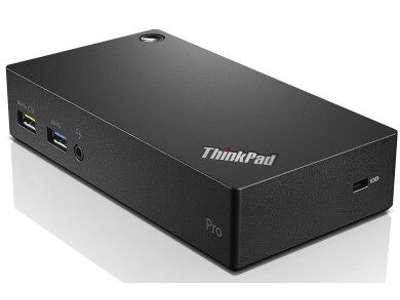 Lenovo ThinkPad USB 3.0 Pro Dock EU Ledningsført USB 3.2 Gen 1 (3.1 Gen 1) Type-A Sort