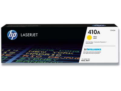 Toner, 410A, Yellow-gul, 2.300 sider, HP CF412A