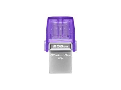 Kingston Technology DataTraveler 256 GB microDuo 3C 200 MB/s, dobbelt USB-A + USB-C