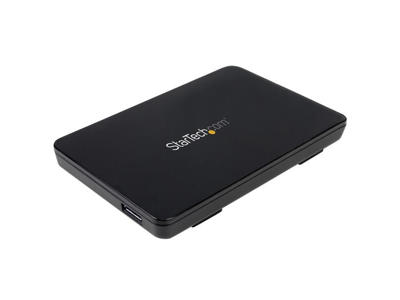 StarTech.com S251BPU313 drevkabinet HDD/SSD kabinet Sort 2.5"