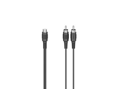 Hama 00205184 lydkabel 2 x RCA RCA Sort