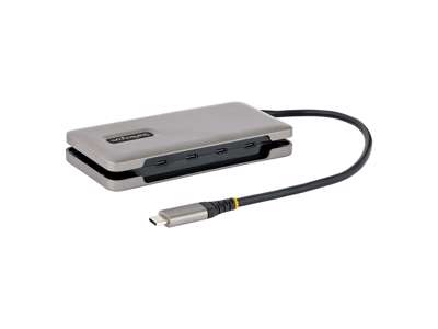 StarTech.com HB31CM4CPD3 dockingstation Ledningsført USB 3.2 Gen 2 (3.1 Gen 2) Type-C Grå