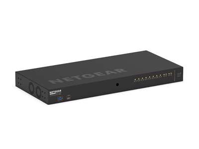 NETGEAR GSM4212P-111EUS netværksswitch Administreret L2/L3 Gigabit Ethernet (10/100/1000) Strøm over Ethernet (PoE) 1U Sort