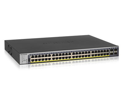 NETGEAR GS752TP-300EUS netværksswitch Administreret L2/L3/L4 Gigabit Ethernet (10/100/1000) Strøm over Ethernet (PoE) 1U Sort