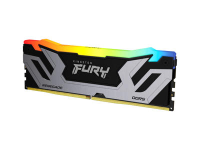 Kingston Technology FURY 24 GB 8400 MT/s DDR5 CL40 DIMM Renegade RGB, sølv XMP