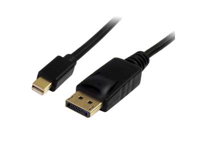 StarTech.com MDP2DPMM2M DisplayPort kabel 2 m mini DisplayPort Sort