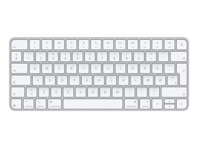 Apple Magic tastatur Universel USB + Bluetooth QZERTY Dansk Hvid