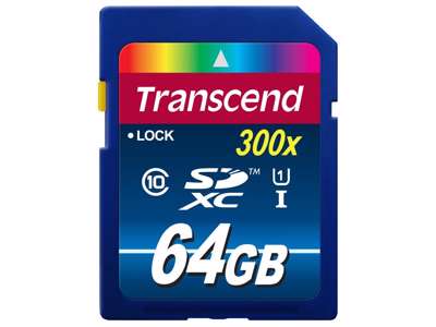 Transcend TS64GSDU1 hukommelseskort 64 GB SDXC NAND Klasse 10