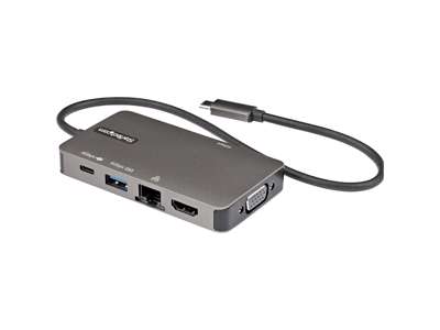 StarTech.com DKT30CHVPD2 dockingstation USB 3.2 Gen 1 (3.1 Gen 1) Type-C Sort, Grå