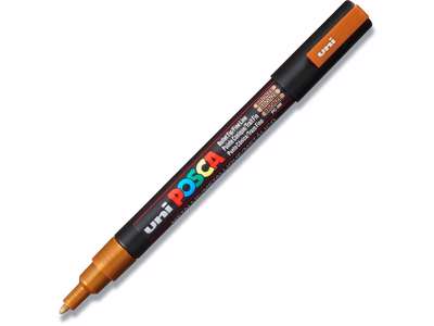 Paint marker, 0.9-1.3 mm, Bronze, Rund spids, uni Posca PC-3M