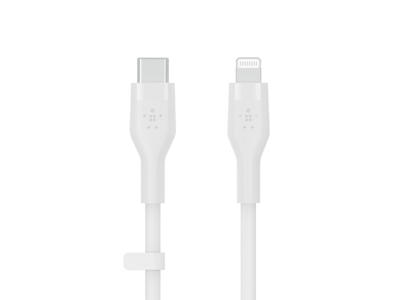 Belkin Cbl Silicone USB-C LTG 3M blc Hvid