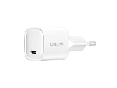 LogiLink PA0278 oplader til mobil enhed Smartphone, Tablet, Universel Hvid Vekselstrøm Hurtig opladning Indendørs