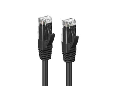 Microconnect MC-UTP6A15S netværkskabel Sort 15 m Cat6a U/UTP (UTP)