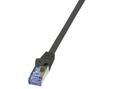 LogiLink 1.5m Cat.6A 10G S/FTP netværkskabel Sort 1,5 m Cat6a S/FTP (S-STP)