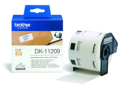 Labeltape, Adresse etiketter, 62 x 29 mm, 1 rulle, Brother P-Touch DK-11209