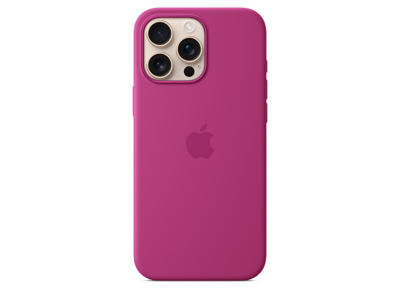 Apple Silikone-etui med MagSafe til iPhone 16 Pro Max – fuchsia