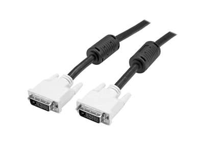 StarTech.com DVIDDMM2M DVI kabel 2 m DVI-D Sort, Hvid