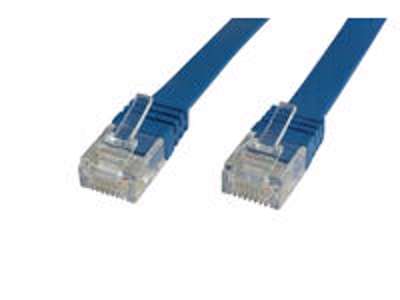 Microconnect V-UTP601B-FLAT netværkskabel Blå 1 m Cat6 U/UTP (UTP)