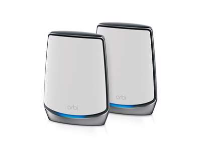 NETGEAR Orbi RBK852 AX6000 WiFi 6 Mesh System Tri-band (2,4 GHz / 5 GHz / 5 GHz) Wi-Fi 6 (802.11ax) Grå, Hvid 8 Intern