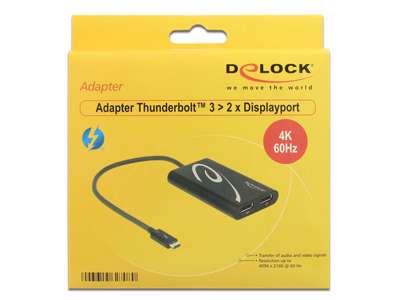 DeLOCK 62708 videokabel adapter 0,27 m Sort