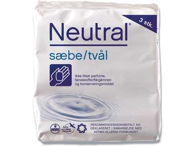 Sæbe Neutral fast 2stk/pk