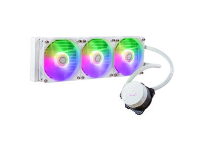 Cooler Master MasterLiquid 360L Core ARGB White Processor Væskekølingssæt 12 cm Hvid