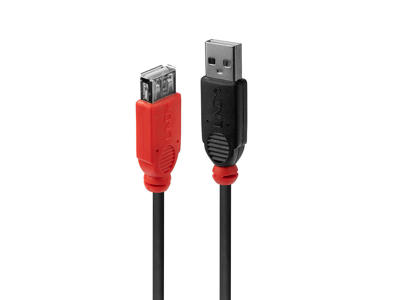 Lindy 42817 USB-kabel USB 2.0 5 m USB A Sort