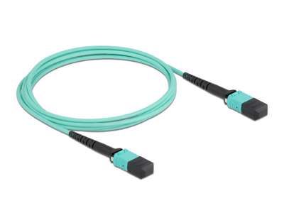 DeLOCK 86956 InfiniBand og fiberoptisk kabel 2 m MPO Turkisfarve