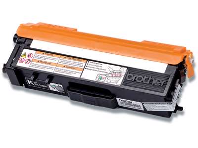 Toner, TN328BK, Black-sort, 6.000 sider, Brother 