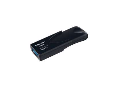 PNY Attache 4 USB-nøgle 512 GB USB Type-A 3.2 Gen 1 (3.1 Gen 1) Sort